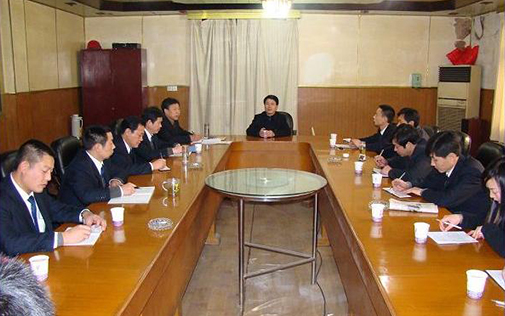 集团董事长高度重视工会事情，，，，在集团党群文宣事情会上对各人气出了期望